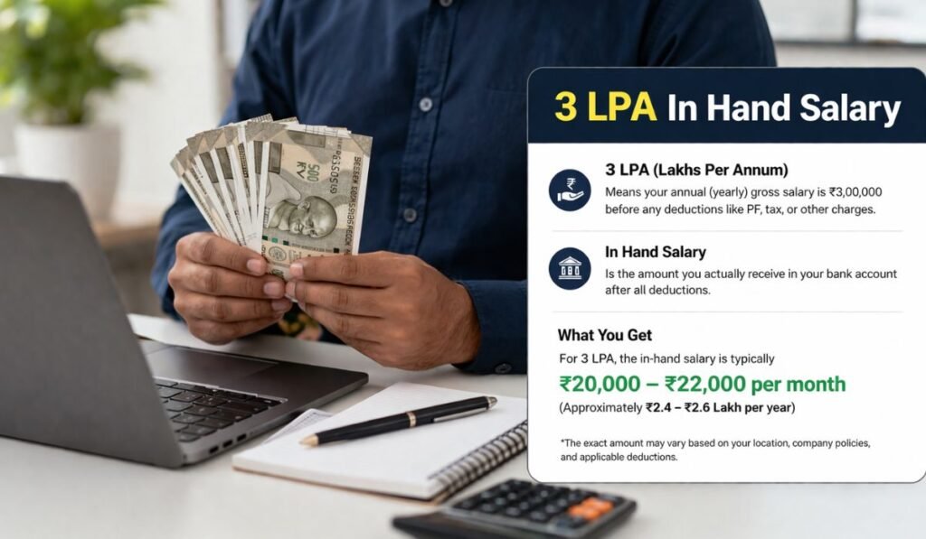 What Does 3 LPA In Hand Salary Mean