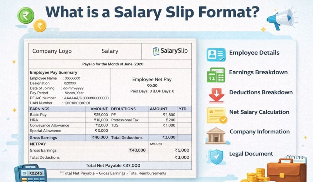 What is a Salary Slip Format