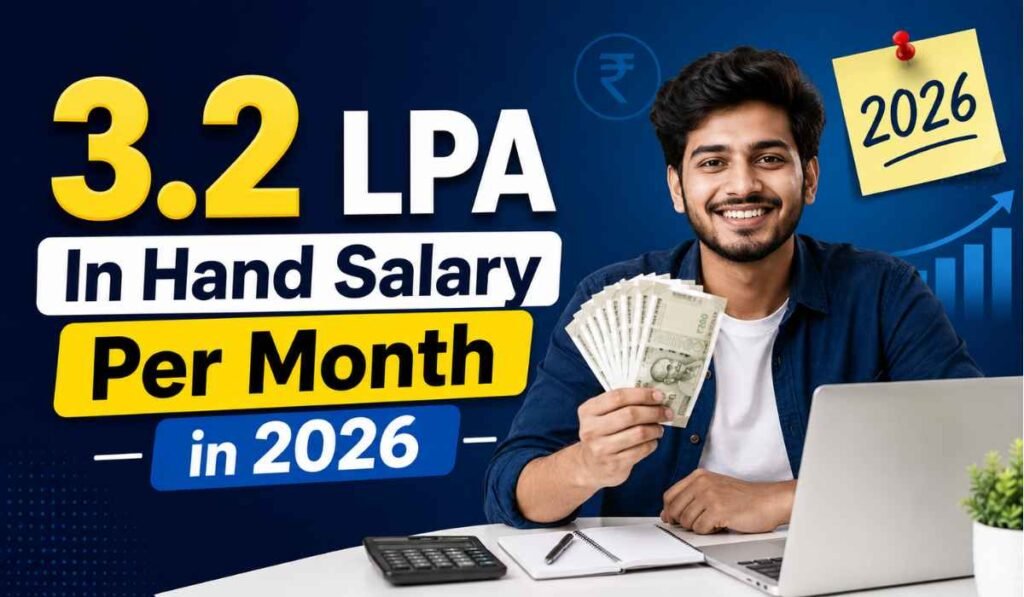 3.2 LPA In Hand Salary Per Month