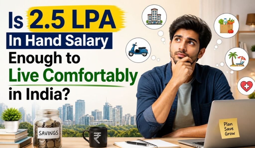 Is 2.5 LPA In Hand Salary Enough to Live Comfortably in India