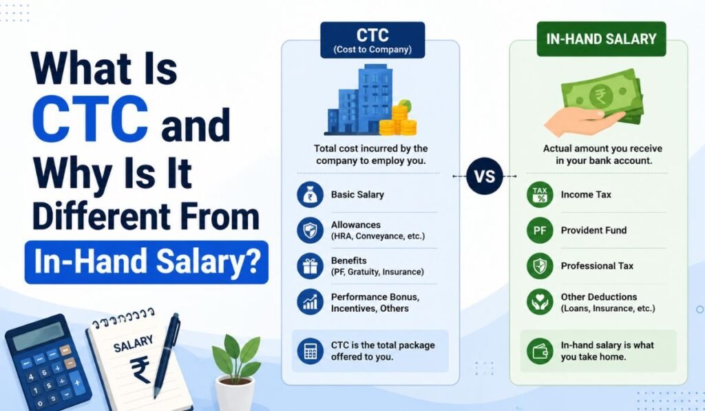What Is CTC and Why Is It Different From In Hand Salary