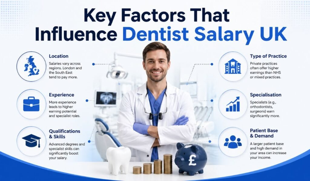 Key Factors That Influence Dentist Salary UK