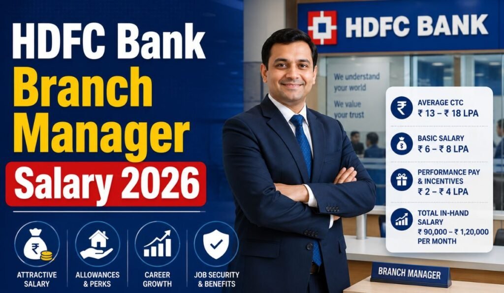 HDFC Bank Branch Manager Salary 2026
