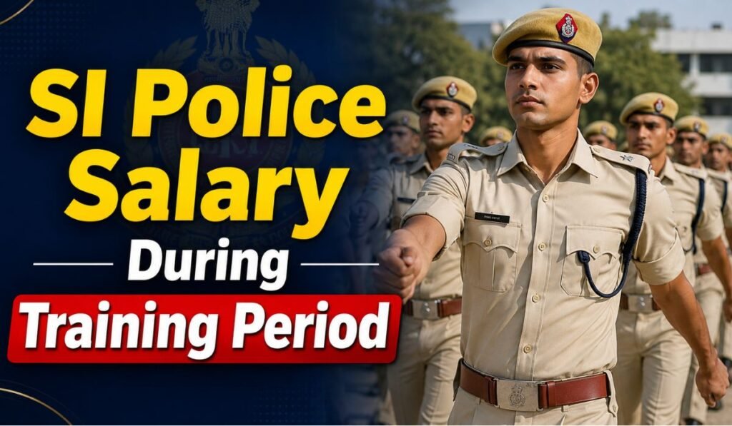 SI Police Salary During Training Period