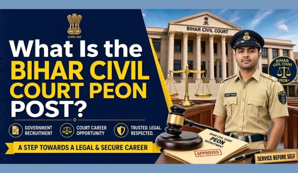 What Is the Bihar Civil Court Peon Post