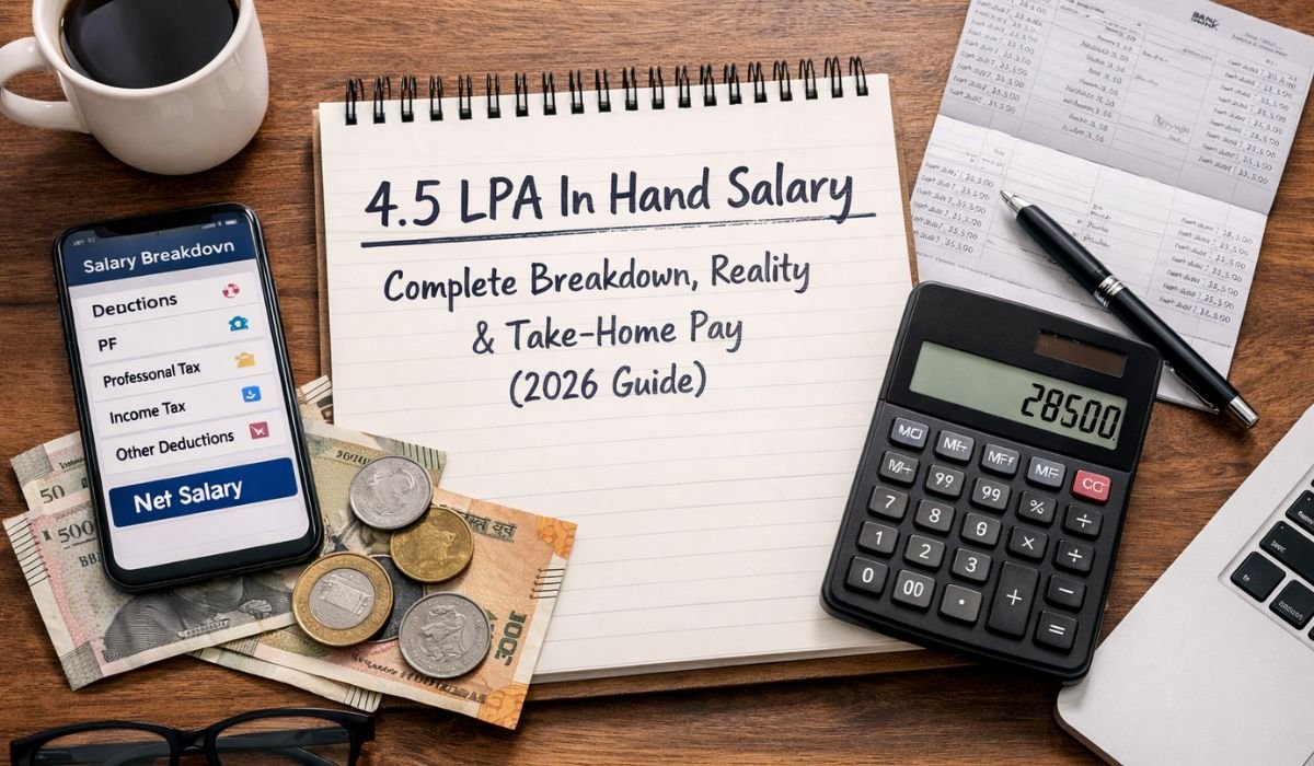 4.5 LPA In Hand Salary