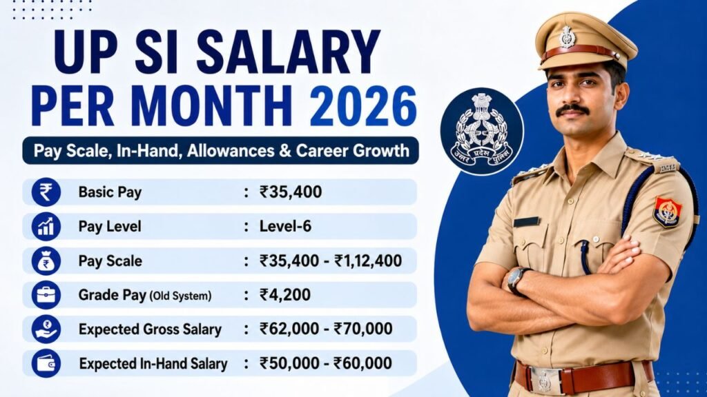 UP SI Salary Per Month in 2026