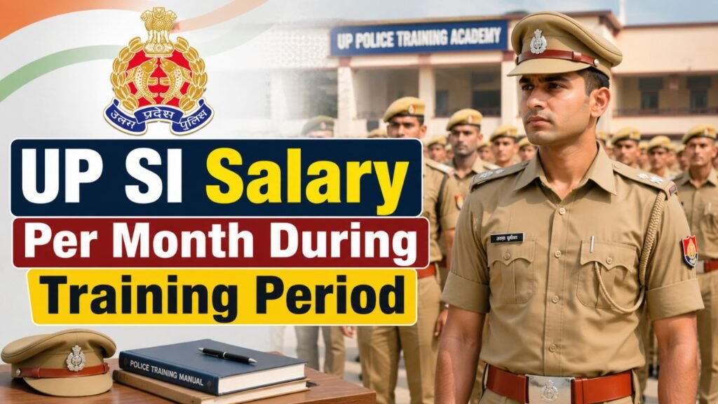 UP SI Salary Per Month During Training Period