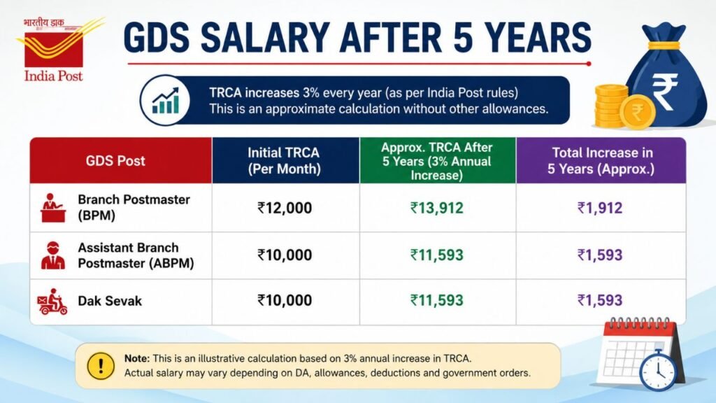 GDS Salary After 5 Years 