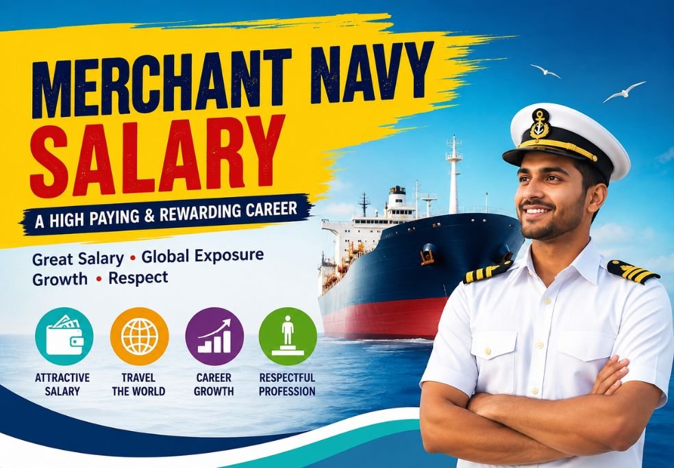 Merchant Navy Salary: Rank-wise Salary, Per Month, After 12th & After 5 Years 